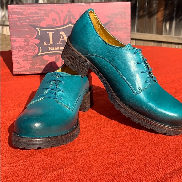 Jafa 5075 Teal Loafers Size 38 - Picture 8 of 10